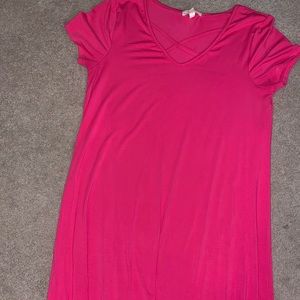Cupio T-shirt Dress -Pink